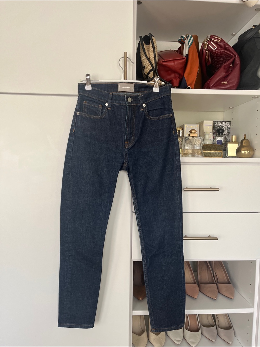 Dark Blue Slim ankle Jeans